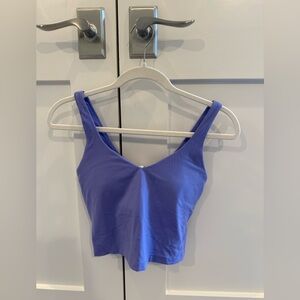 lululemon athletica Blue Crop Top